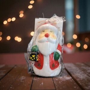 Santa Claus Candle- Christmas Decor